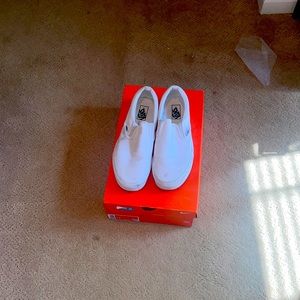 Size 11 white slip ons